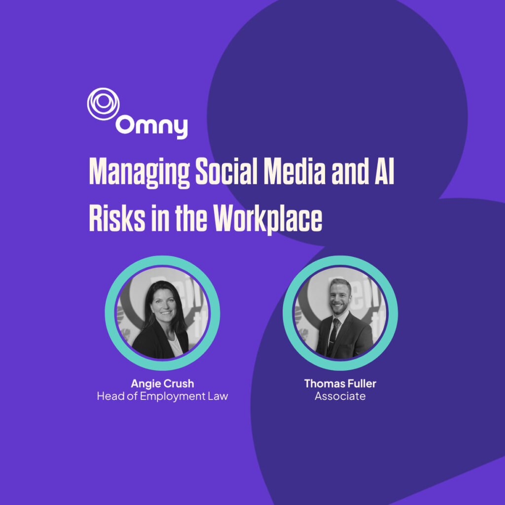 Managing social media and AI risks in the workplace webinar